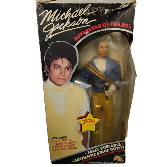 Ljn | Toys | Vintage 984 Michael Jackson Superstar Of The 8s